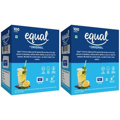 Equal Original Sweetener Sachet (Pack of 2 x 100's) 1's - Sweeteners