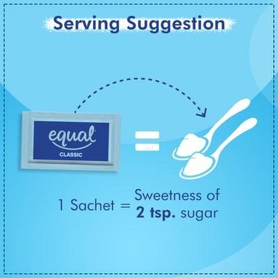 Equal Classic Sweetener Sachet (Pack of 6 x 100's) 1's - Sweeteners