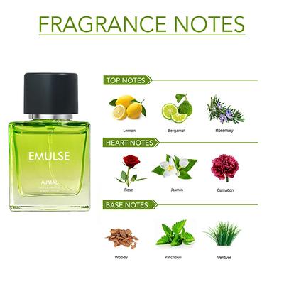 Ajmal Emulse Eau De Parfum Floral Perfume Long Lasting Scent Spray Party Wear Gift For Men And Women 20 ml - Perfumes (Edt/Edp)