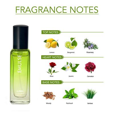 Ajmal Emulse Eau De Parfum Floral Perfume Long Lasting Scent Spray Party Wear Gift For Men And Women 50 ml - Perfumes (Edt/Edp)
