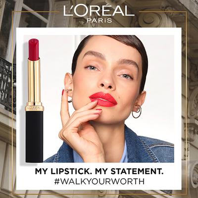 Loreal Paris Color Riche Intense Volume Matte Lipstick - 276 La Leather Liberated 1.8 gm - Lipsticks