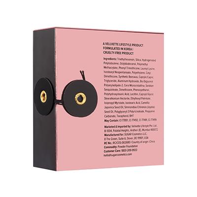 Sugar Cosmetics Mettle Cream To Powder Foundation 10 Latte (Light, Warm Undertone) 15 gm - Foundation