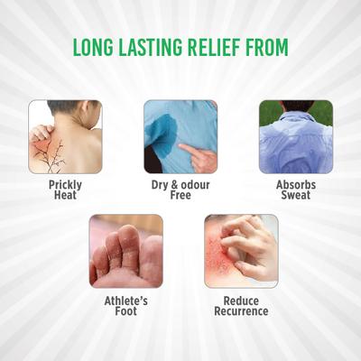 Sapat Dr.Skin Natural Cooling + Anti-Fungal Powder 100 gm - Skin Infections - T