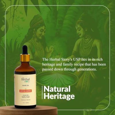 The Herbal Story Hair Fall Control Oil 30 ml - Hair Oils
