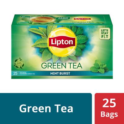 Lipton Mint Burst Green Tea Bags 25's - Teas