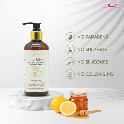 WPC Moisturizing Body Lotion - Vitamin C & Honey 300 ml - Lotions & Creams
