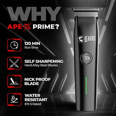 Beardo Ape-X 3-In-1 Prime Mutli Grooming Kit Trimmer for Men Nose Trimmer Shaver 120 Min Run Time 345 gm - Trimmers