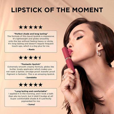 Loreal Paris Infallible Matte Resistance Liquid Lipstick - 635 Worth It Medium 24 gm - Liquid Lipsticks