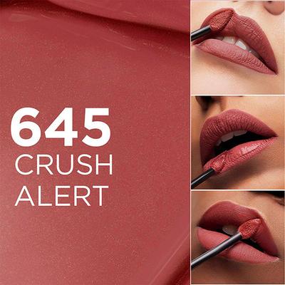 Loreal Paris Infallible Matte Resistance Liquid Lipstick - 645 Crush Alert 24 gm - Liquid Lipsticks