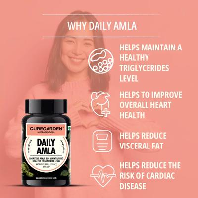 CureGarden Daily Amla Veg Capsules 60's - General Health