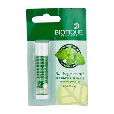 BIOTIQUE BIO PEPPERMINT FRESH - KISS LIP BALM 5GM - Lip Balms