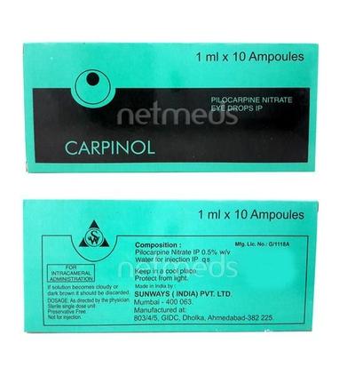 Carpinol Injection 1ml - Glaucoma-Ant