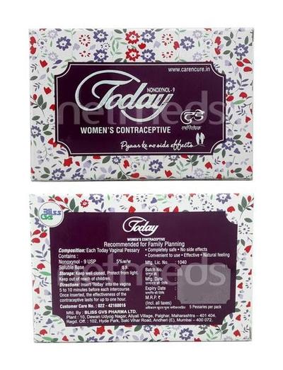 Today Regular Pessarie 5'S - Contraception-Oth