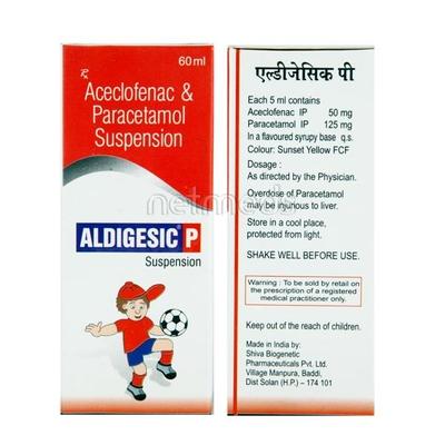 Aldigesic P Syrup 60ml - Pain relief-Nsa