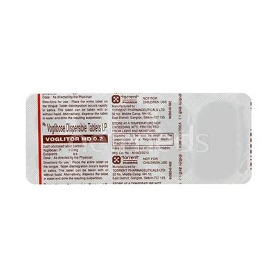 Voglitor MD 0.2mg Tablet 10'S - Diabetes-Ant