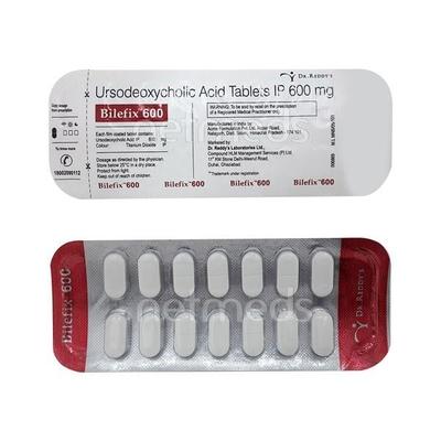 Bilefix 600mg Tablet 14'S - Cholelithiasis/Gall Stones