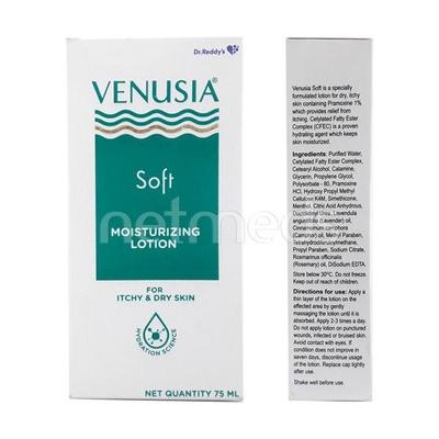 Venusia Soft Moisturizing Lotion 75ml - Dry Skin-Emo