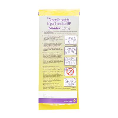 Zoladex 3.6mg Injection 1's - Hormonal Therapy-Tro