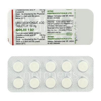 Golbi 150mg Tablet 10'S - Cholelithiasis/Gall Stones