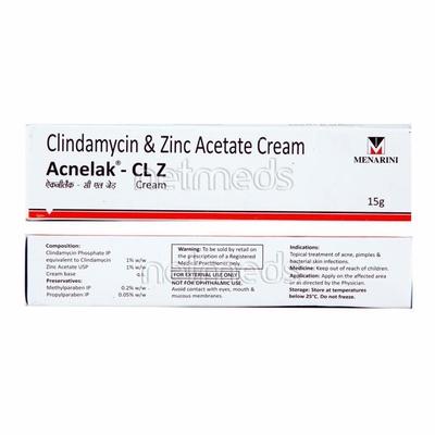 Acnelak Clz Cream 15gm - Acne-Acn