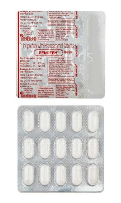 Renofen Tablet 15'S - Pain relief-Ano