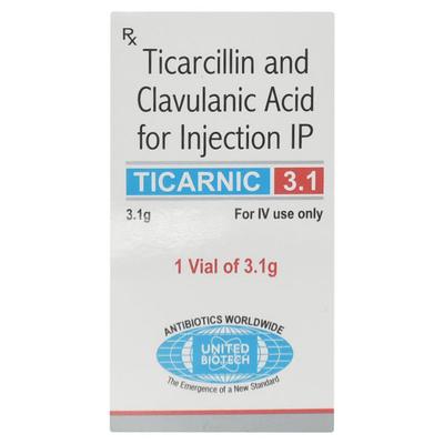 TICARNIC 3.1GM INJECTION - Bacterial Infections-Pen