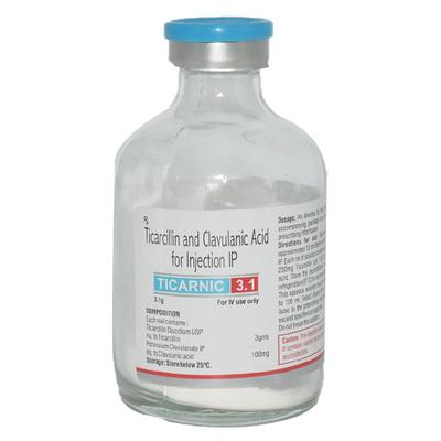 TICARNIC 3.1GM INJECTION - Bacterial Infections-Pen