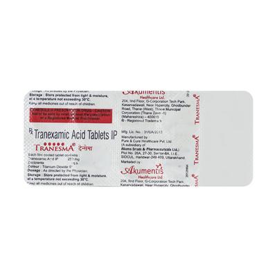 Tranesma Tablet 10'S - Bleeding Disorders-Hae