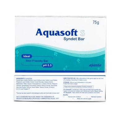 Aquasoft S Soap 75gm - Dry Skin-Emo
