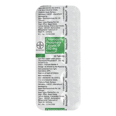 Resochin Tablet 10'S - Malarial