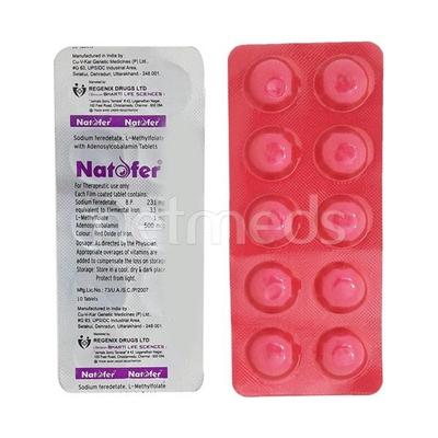 Natofer Tablet 10'S - Iron Supplement/Anaemia-Vma
