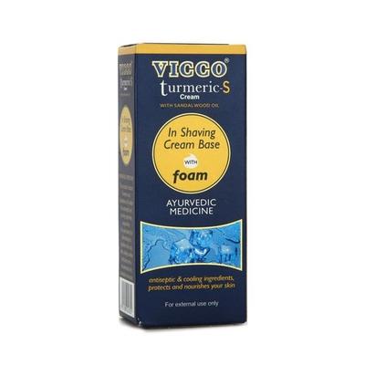Vicco Turmeric-S Foam Base Shaving Cream 30 gm - Shaving Creams