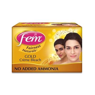 Fem Fairness Naturals Gold Creme Bleach 8 gm - Face Bleach