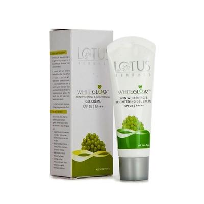 Lotus White Glow Skin Whitening & Brightening Gel Cream 18 gm - Face Gels
