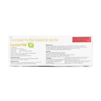 Lyxumia 10mcg Pen Injection 3ml - Diabetes-Ant