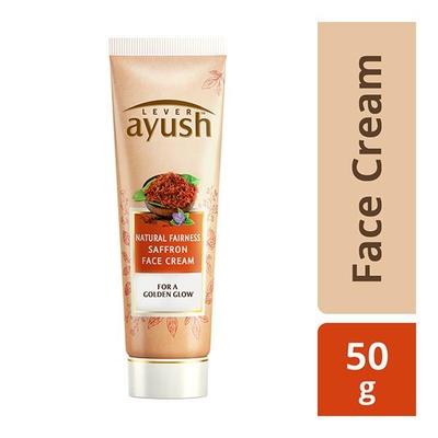 Lever Ayush Natural Fairness Saffron Face Cream 50 gm - Face Creams