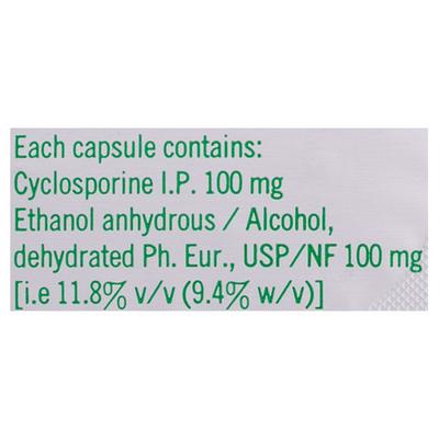 Sandimmun Neoral 100mg Capsule 5'S - Auto Immune Disease-Imm