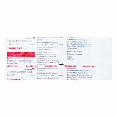 Udiwok 300mg Tablet 10'S - Cholelithiasis/Gall Stones