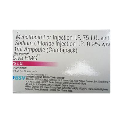 Diva Hmg 75Iu Injection 1'S - Hormonal Therapy-Tro