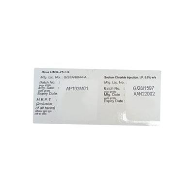 Diva Hmg 75Iu Injection 1'S - Hormonal Therapy-Tro