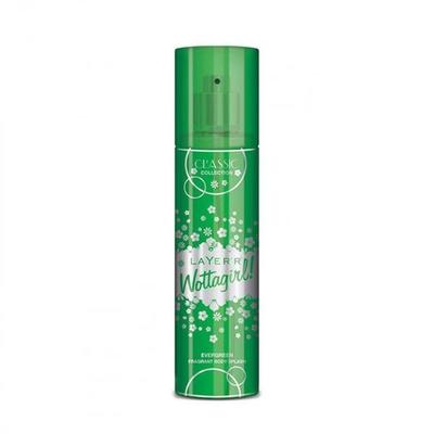 Layer'r Wottagirl Classic Collection Body Spray - Evergreen 135 ml - Women Deodorants/Roll-Ons