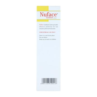NUFACE SUNBLOCK SPF30+ Lotion 50gm - Sunscreen Preparations-Emo
