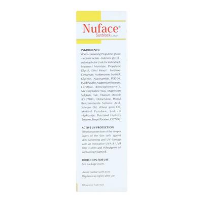 NUFACE SUNBLOCK SPF30+ Lotion 50gm - Sunscreen Preparations-Emo