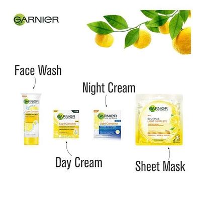 Garnier Light Complete Fairness Face Wash 50 gm - Face Wash & Cleansers