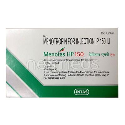 Menotas HP 150IU Injection 1's - Hormonal Therapy-Tro