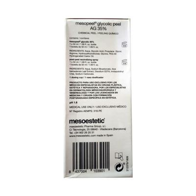 Mesoestetic Glycolic Peel AG 35% Gel(Topical) 50ml - Dry Skin-Oth