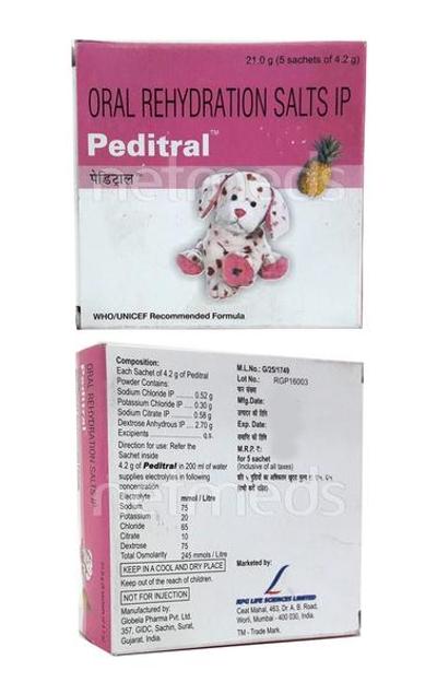 Peditral Ors Powder 5X4.2Gm - Supplements-Ele