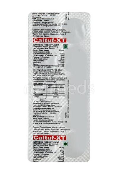 Caltuf XT Tablet 10'S - Supplements-Vam