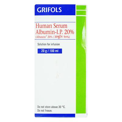 Albumin 20% Infusion 100ml - Supplements-Par