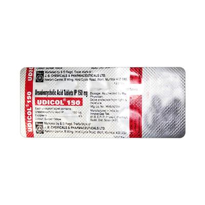 Udicol 150mg Tablet 10'S - Cholelithiasis/Gall Stones